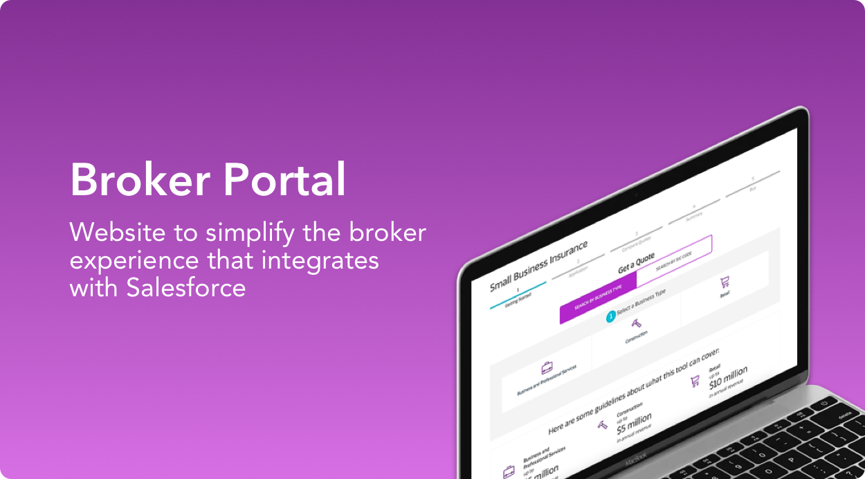 Broker Portal project, a website to simplify the broker experience that integrates with Salesforce.